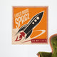 Retro Outer Space Wall Decal