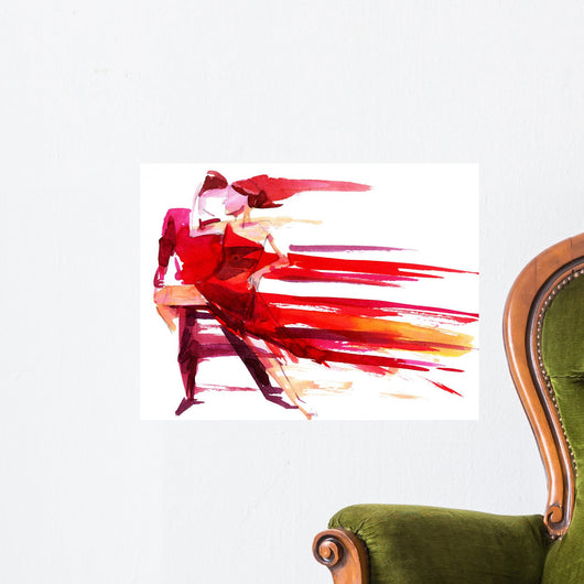 Dancing Couple Wall Decal