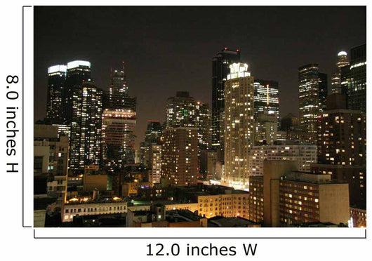 New York City Night Wall Decal