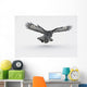 Flying Great-grey Owl Strix Nebulosa Wall Decal