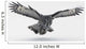 Flying Great-grey Owl Strix Nebulosa Wall Decal