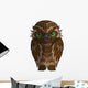 Angry Cartoon Owl Wall Decal