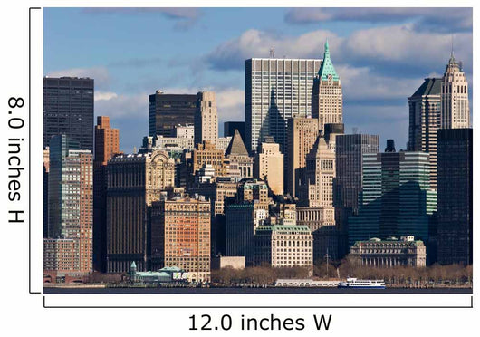 New York Financial District Wall Decal