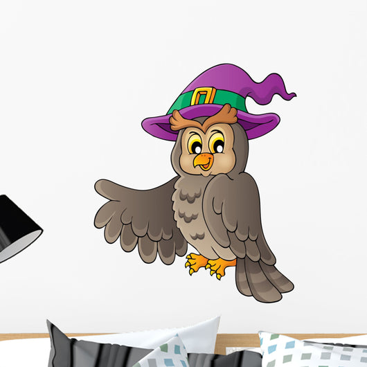 Owl Theme Image Wall Decal