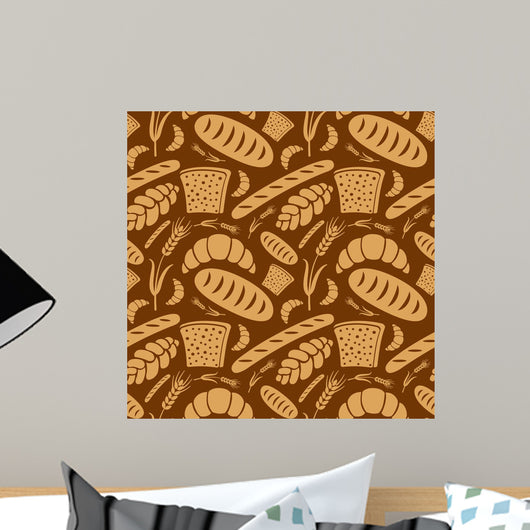 Seamless Bread Wall Decal