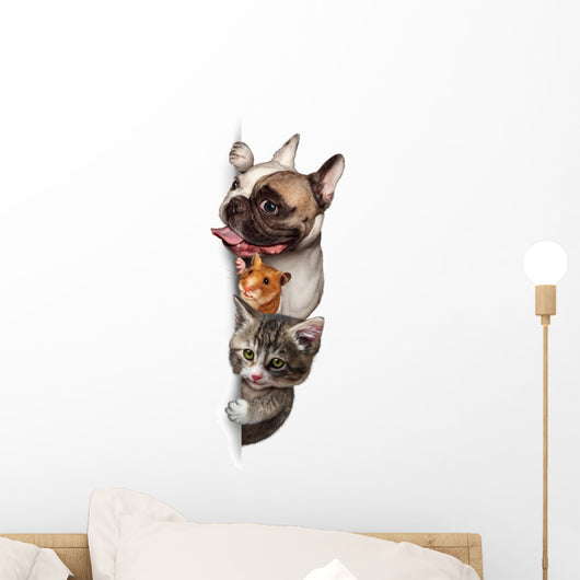 Pet Group Sign Vertical Wall Decal
