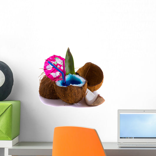 Fresh Coconut Cocktail Wall Decal