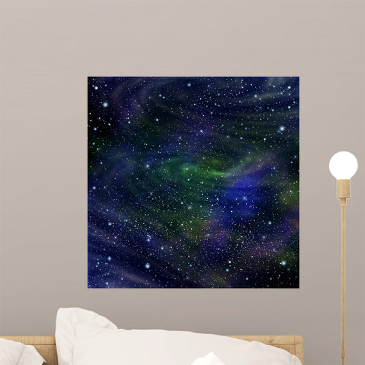 Space Illustration Wall Decal