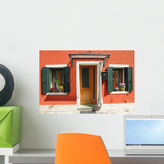 Entrance to Typical Vivid Wall Decal