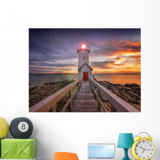 Lighthouse Gloucester Ma Usa Wall Decal