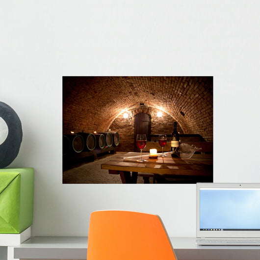 Wine Cellar - Red Wine Wall Decal