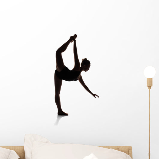 Female Ballet Dancer Wall Decal