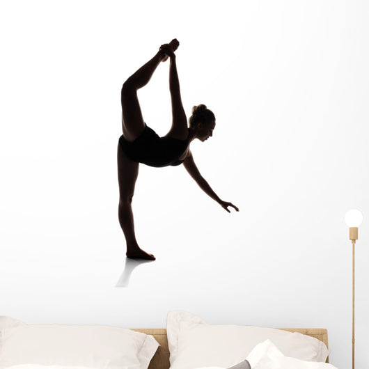 Female Ballet Dancer Wall Decal