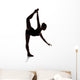 Female Ballet Dancer Wall Decal