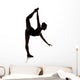 Female Ballet Dancer Wall Decal