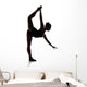 Female Ballet Dancer Wall Decal