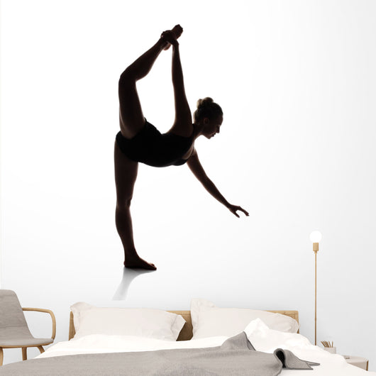 Female Ballet Dancer Wall Decal