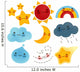 Kawaii Cute Weather Icon Wall Stickers Wall Decal