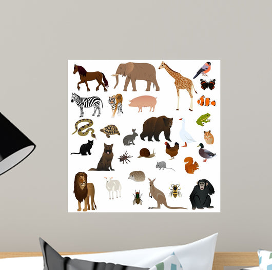 Animals 2 Wall Decal