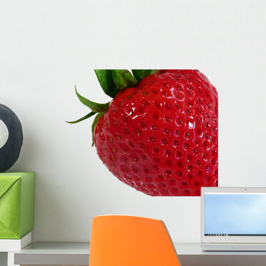 Close-up Strawberry Wall Decal