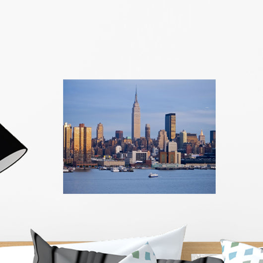 Ny Skyline Dusk Wall Decal