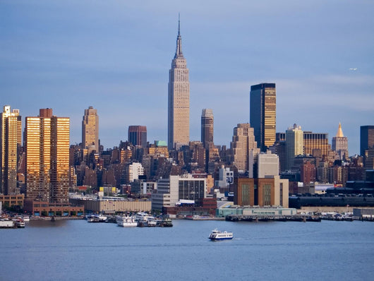 Ny Skyline Dusk Wall Decal