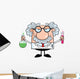 Experimenting Mad Scientist Wall Decal