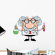 Experimenting Mad Scientist Wall Decal