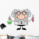 Experimenting Mad Scientist Wall Decal