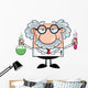 Experimenting Mad Scientist Wall Decal