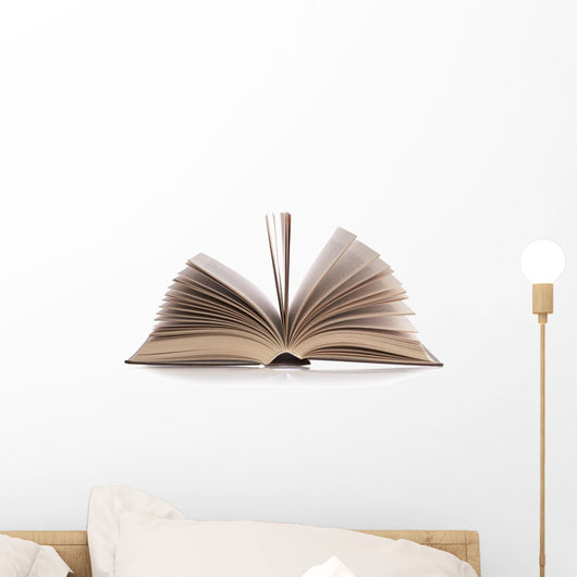Open Book Wall Decal