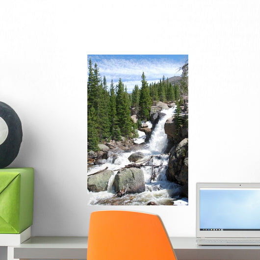 Alberta Falls Rocky Mountain Wall Decal
