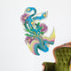 Japanese Style Peacock Wall Decal