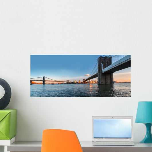 Manhattan Bridge Panorama Wall Decal