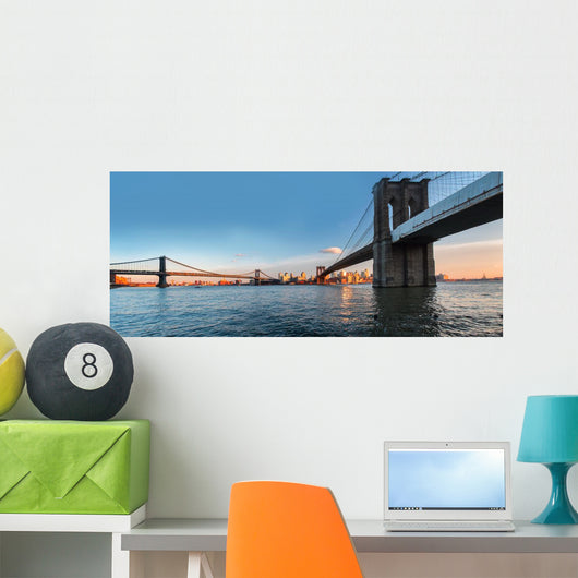 Manhattan Bridge Panorama Wall Decal