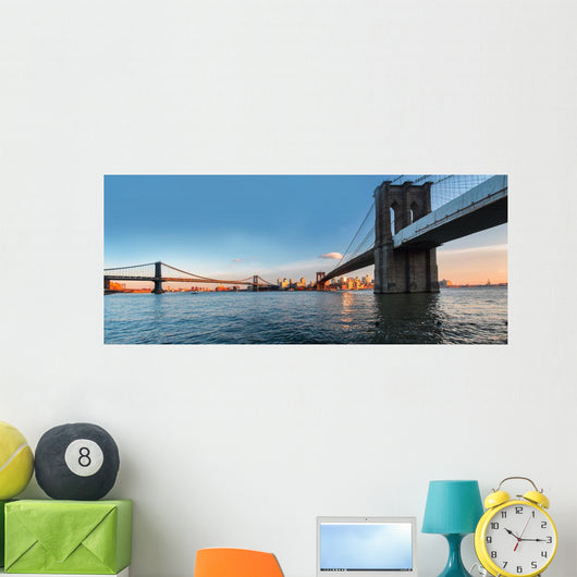 Manhattan Bridge Panorama Wall Decal