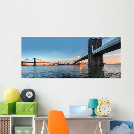 Manhattan Bridge Panorama Wall Decal