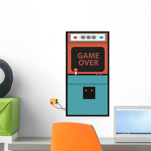 Retro Arcade Machine Wall Decal