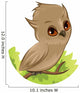 Owl Branch Wall Decal