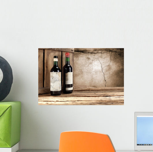 Wine Bottles Wall Decal