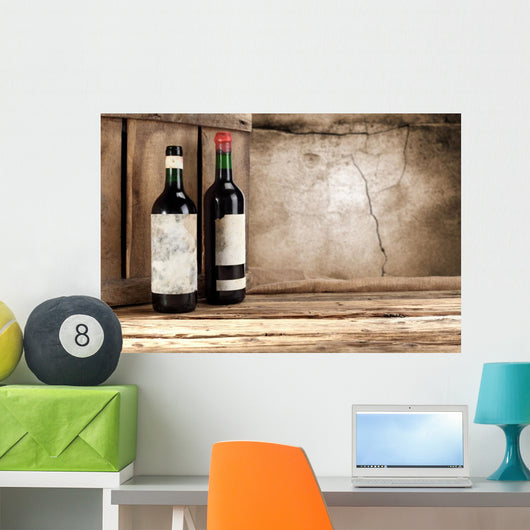 Wine Bottles Wall Decal