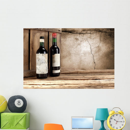 Wine Bottles Wall Decal