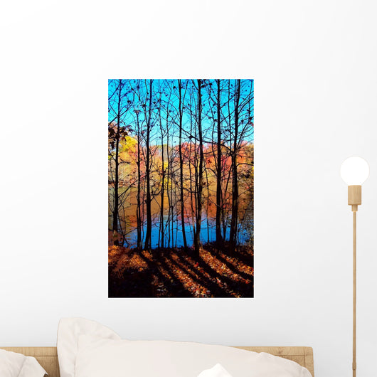 Through Trees Wall Decal