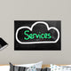 Cloud Computing - Services Concept Wall Decal