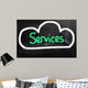 Cloud Computing - Services Concept Wall Decal