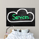 Cloud Computing - Services Concept Wall Decal