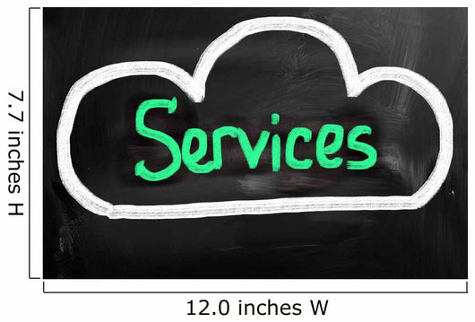 Cloud Computing - Services Concept Wall Decal