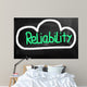 Cloud Computing - Reliability Concept Wall Decal