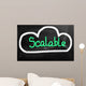 Cloud Computing - Scalable Concept Wall Decal