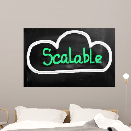 Cloud Computing - Scalable Concept Wall Decal